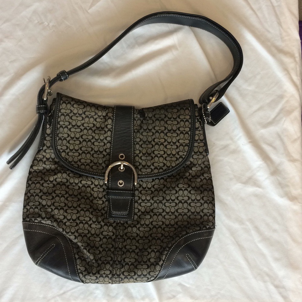 Coach Canvas Shoulder Bag